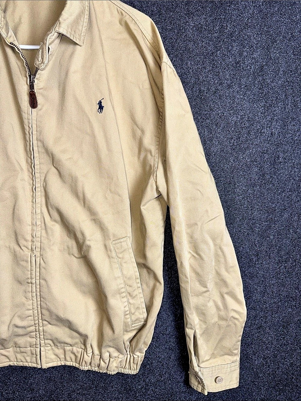 Polo by Ralph Lauren Lightweight Jacket in Beige Size Medium - Picture 7 of 10